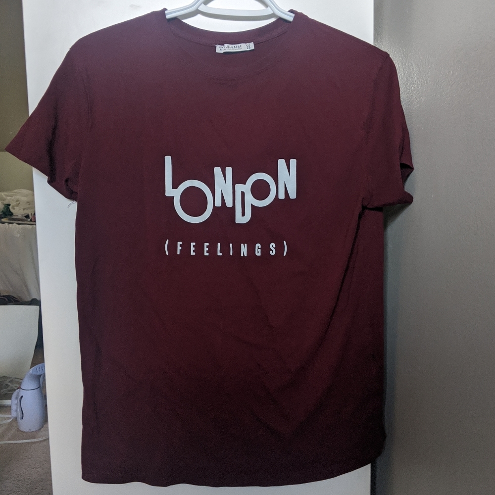 5/$25 Burgundy T-shirt